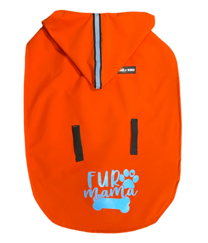 FurrMama SplashStyle Raincoat – Half Sleeves (Printed & Waterproof)