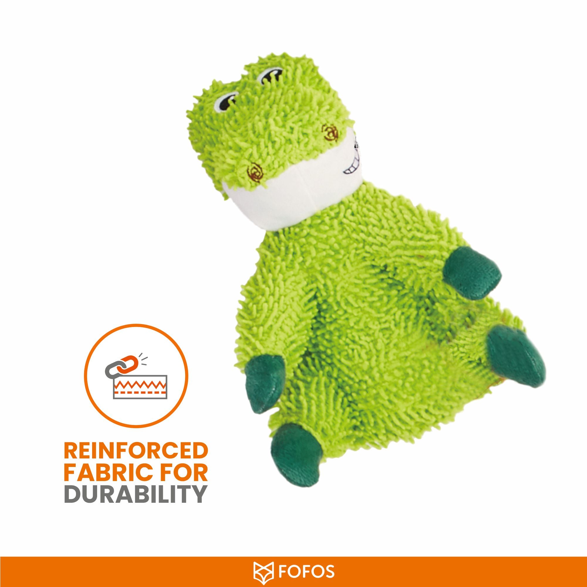 FOFOS Tough Dog Toy Alligator