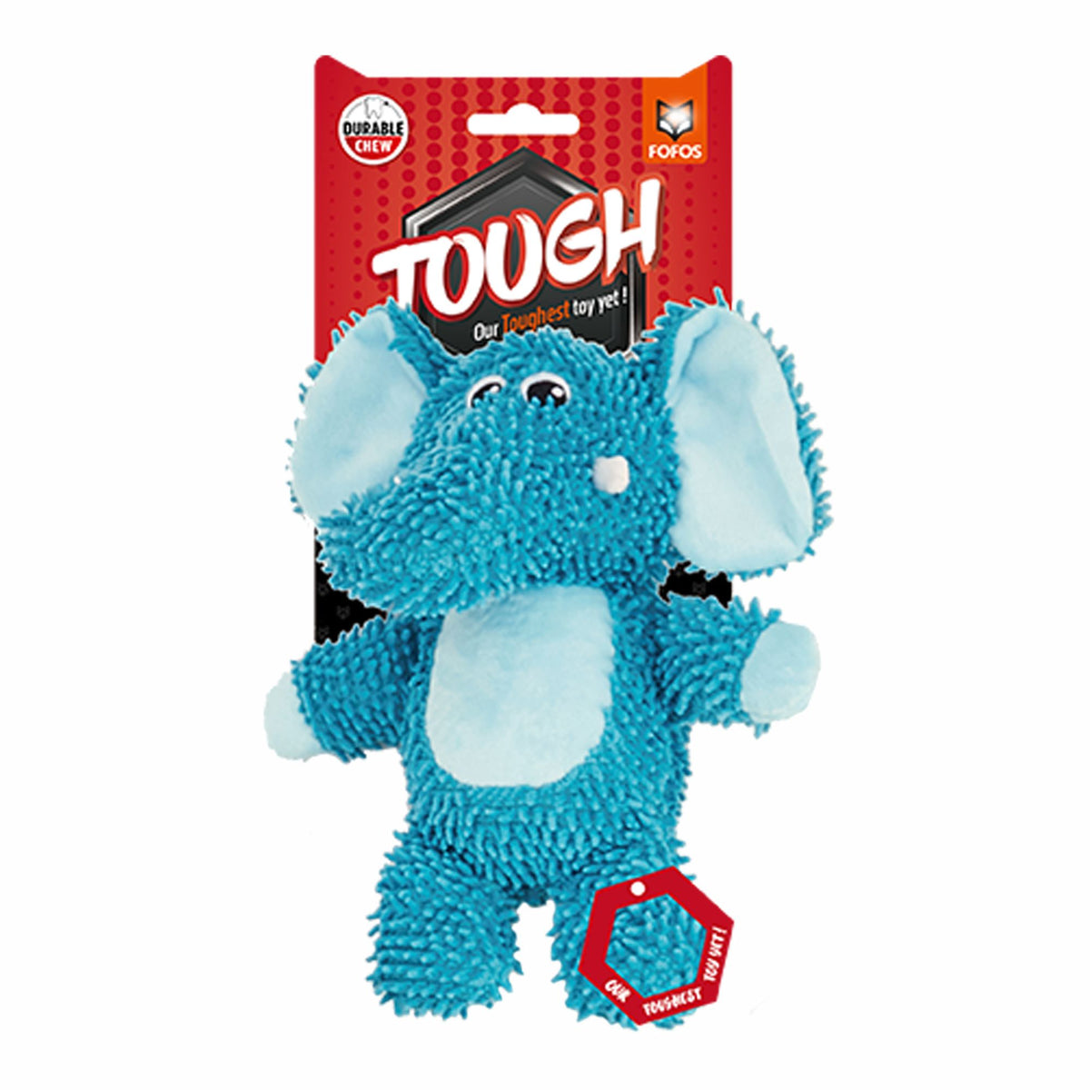 FOFOS Tough Dog Toy Elephant