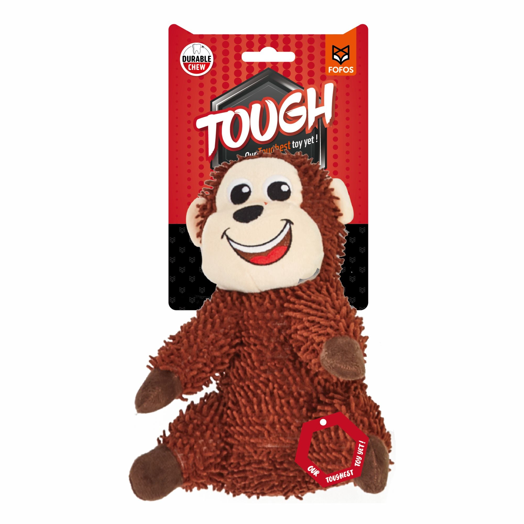 FOFOS Tough Dog Toy Monkey