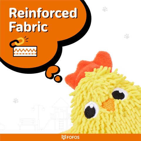 FOFOS Tough Dog Toy Chick