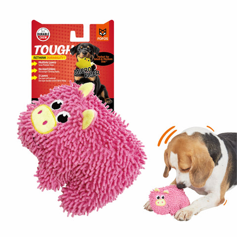 FOFOS Tough Dog Toy Pig
