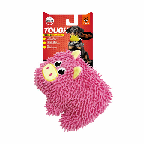 FOFOS Tough Dog Toy Pig