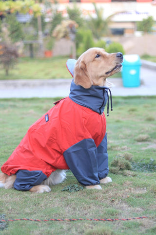 FurrMama Full Body Raincoat – Full Sleeves (Jumpsuit Style)
