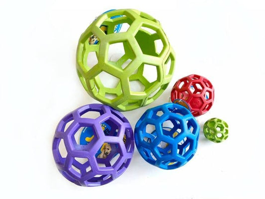 Hol-ee Roller Puzzle – Interactive Treat-Stuffing Dog Toy - Jumbo