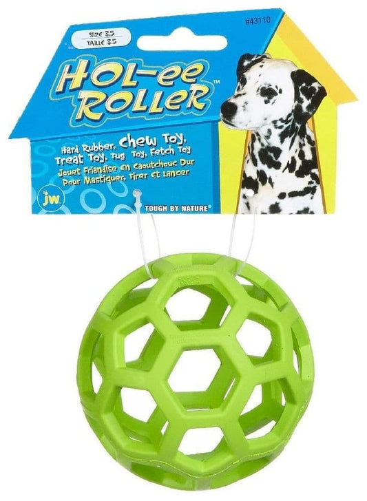 Hol-ee Roller Puzzle – Interactive Treat-Stuffing Dog Toy - Medium
